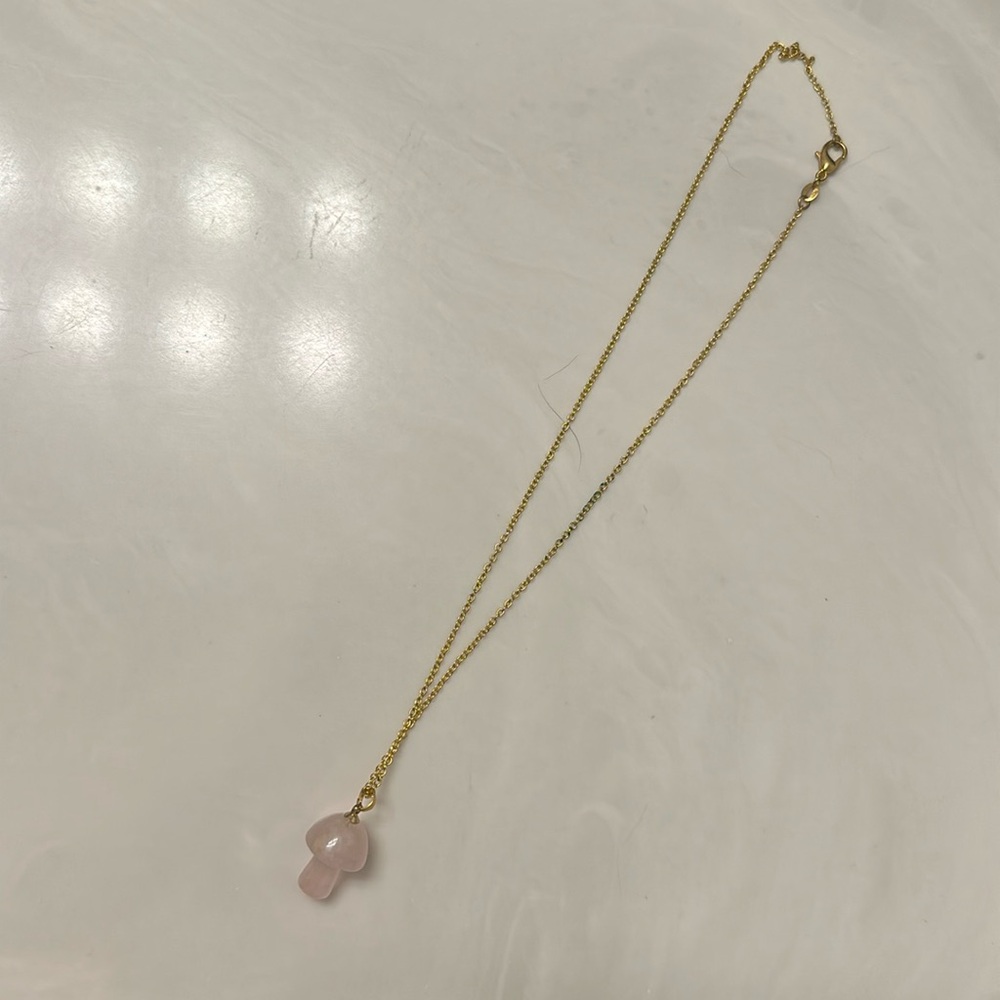 Mushroom necklace